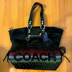Authentic Coach Rhinestone Bag